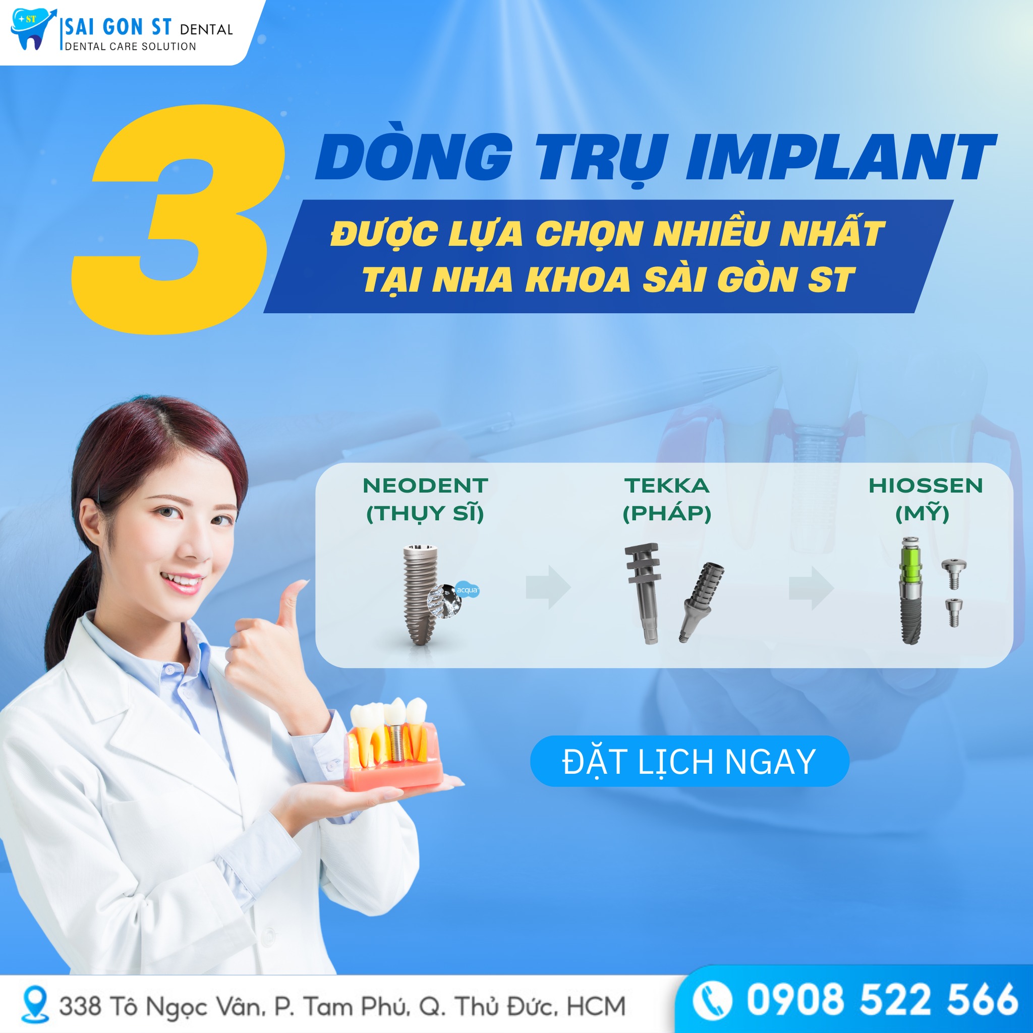 Dòng Trụ Impant