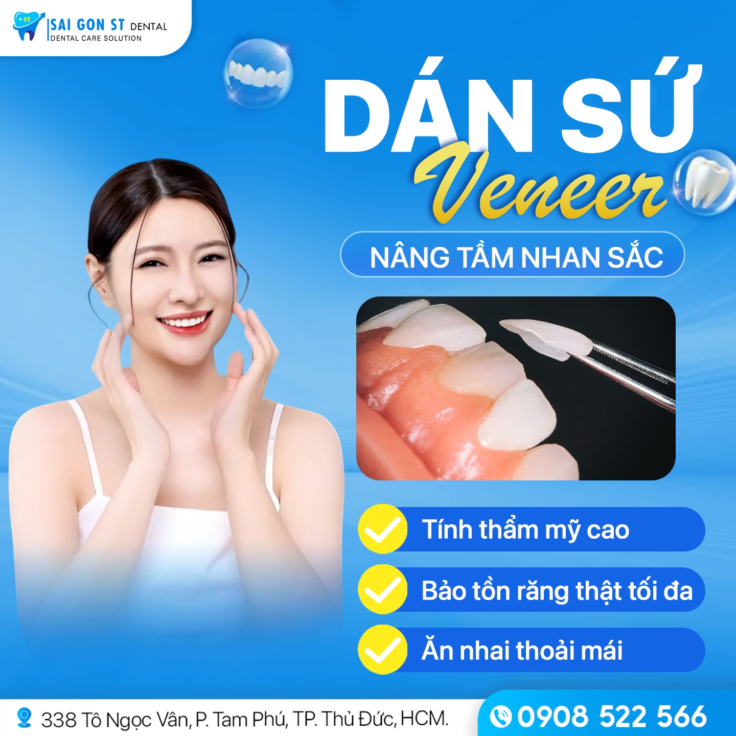 Công Nghệ Dán Sứ Veneer Siêu Mỏng